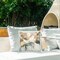 Stupell Industries Abstract Beige Flower Blossoms Outdoor Pillow, 18 x 7 x 18